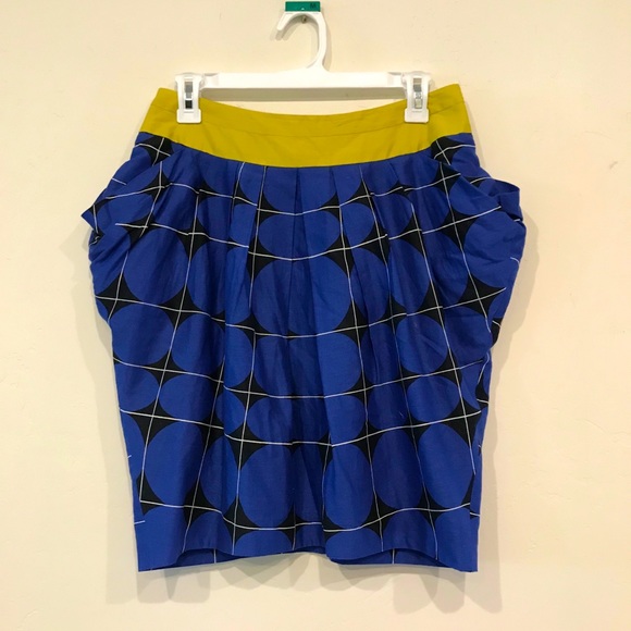 Anthropologie Odille Blue Fargyle skirt, size 4 - Picture 2 of 5